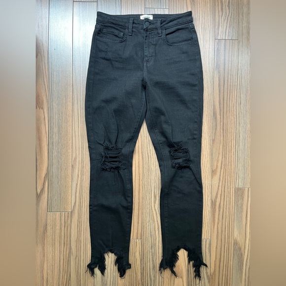 L’AGENCE High Line Skinny Distressed Jeans Size 26 - Picture 3 of 10